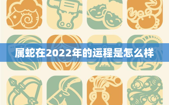 属蛇在2022年的运程是怎么样，属蛇的人2022年的运势及运程每月