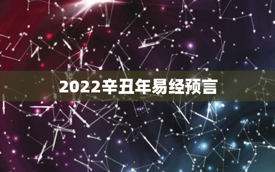 2022辛丑年易经预言，2022壬寅易经预言