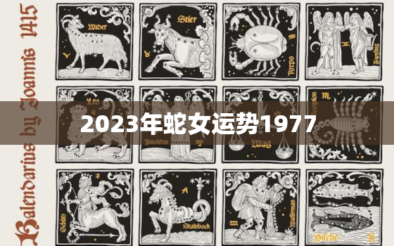 2023年蛇女运势1977，2023年蛇女运势及运程详解