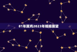 81年属鸡2023年婚姻展望(幸福美满还是波折重重)