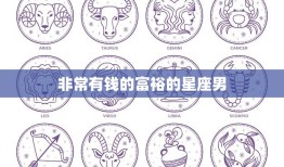 非常有钱的富裕的星座男(星座界的富豪排行榜)