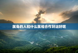 属兔的人和什么属相合作财运好呢，属兔的人与什么属相合财