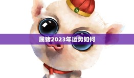 属猪2023年运势如何(猪年大吉财运亨通)