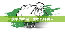 属羊的命运一生怎么样男人(如何在命运中获得成功)