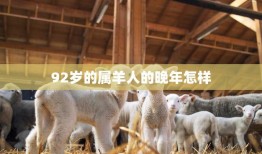 92岁的属羊人的晚年怎样(探寻长寿秘诀与幸福生活)