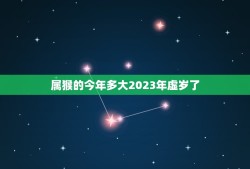 属猴的今年多大2023年虚岁了(如何计算)