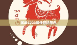 属羊2023最佳旺运颜色(如何选择适合自己的幸运色)