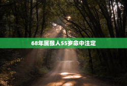 68年属猴人55岁命中注定，68年猴死于哪一年
