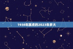 1938年属虎的2023年多大(属虎人的年龄计算方法详解)