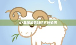 67年属羊男财运方位如何(探秘财富之门)