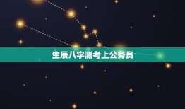 生辰八字测考上公务员(命理学与职业规划)