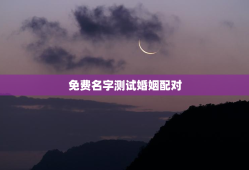 免费名字测试婚姻配对，名字测试婚姻配对免费
