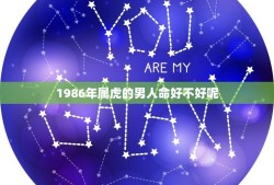 1986年属虎的男人命好不好呢(介绍运势如何)