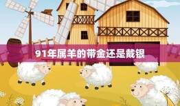 91年属羊的带金还是戴银(如何选择最适合自己的配饰)