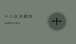 十二生肖最佳姻缘配对属龙，十二生肖最佳姻缘配对属龙男配女兔