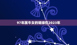 97年属牛女的姻缘在2023年(幸福婚姻的星座指引)