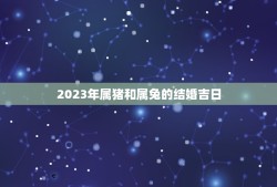 2023年属猪和属兔的结婚吉日(如何选择结婚日期)