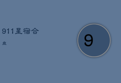 911星宿合盘，911星宿关系