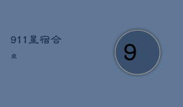 911星宿合盘，911星宿关系