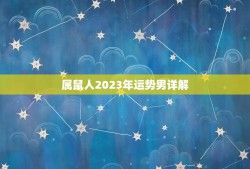 属鼠人2023年运势男详解(财运亨通事业有成爱情甜蜜)