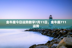 金牛座今日运势数字7月11日，金牛座711运势