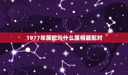 1977年属蛇与什么属相最配对(配对星座介绍)