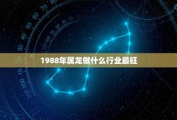 1988年属龙做什么行业最旺(十二生肖属龙运势分析)