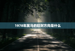 1978年属马的旺财方向是什么，1978年属马人的财位方向