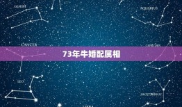73年牛婚配属相(让你轻松解决婚姻问题)